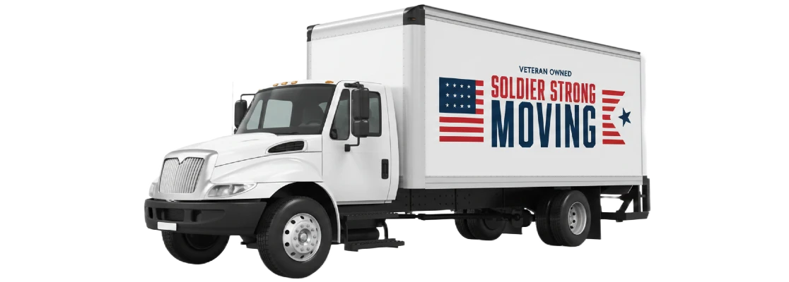 Soldier Strong Moving box truck in Lubbock, Texas